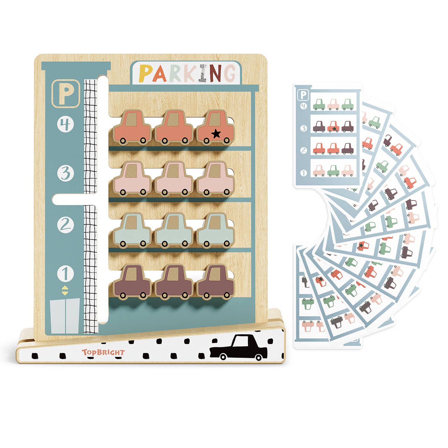 TOPBRIGHT GmbH - Wholesale Toy Set - Kids - Parking Challenge - Montessori0