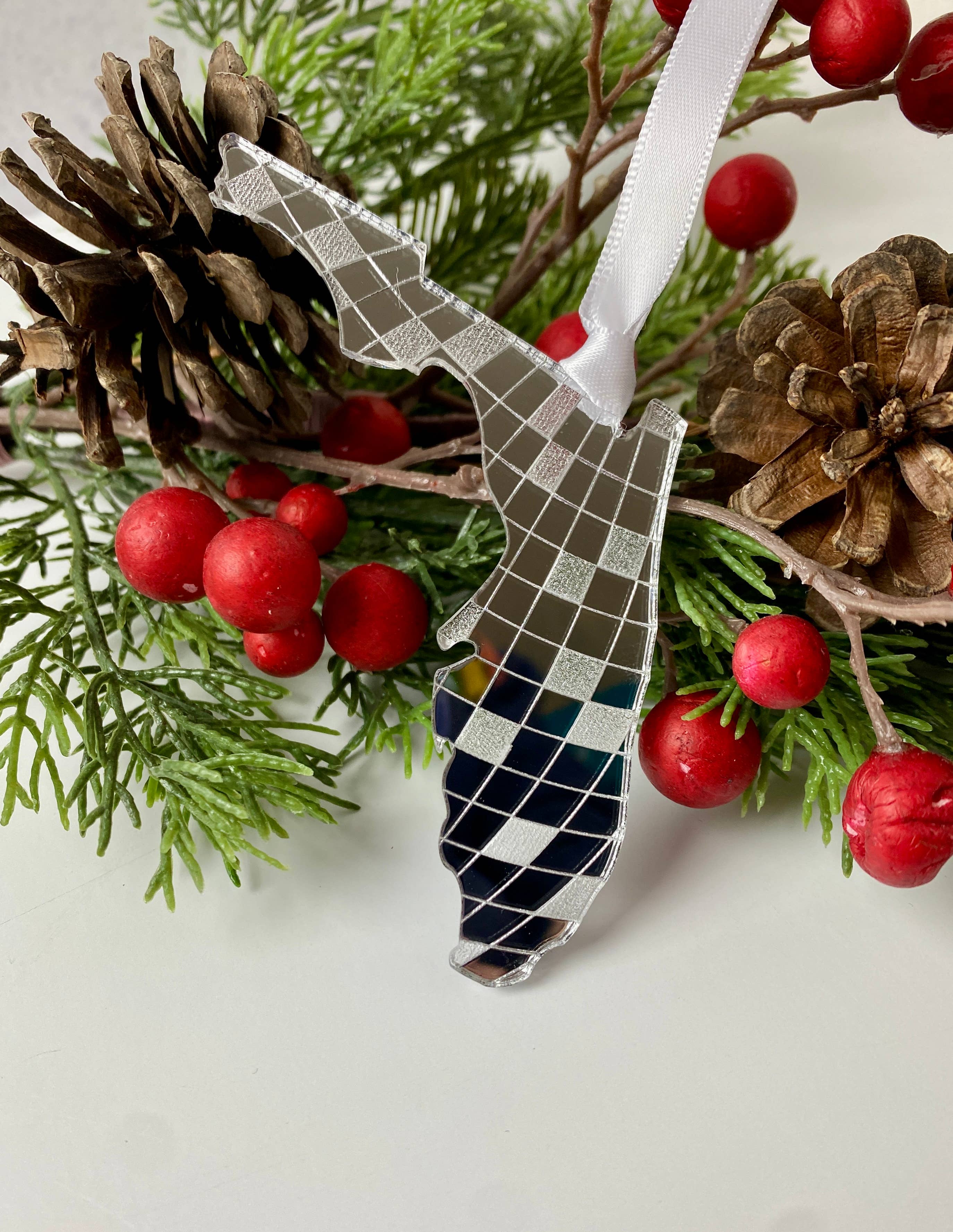 zoo&roo - Wholesale Ornament - Florida Disco ball ornament | FL Christmas ornament3