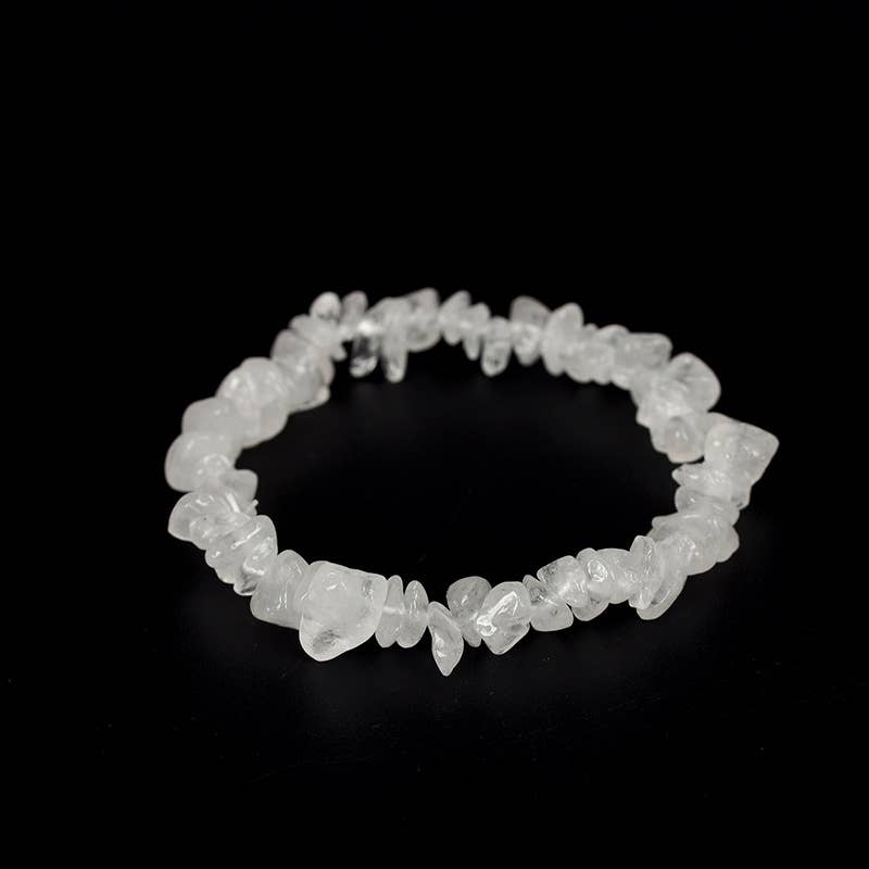 Mio Queena – wholesale Beaded bracelet – Women Natural Crystal Irregular Stone Bracelet - CS19