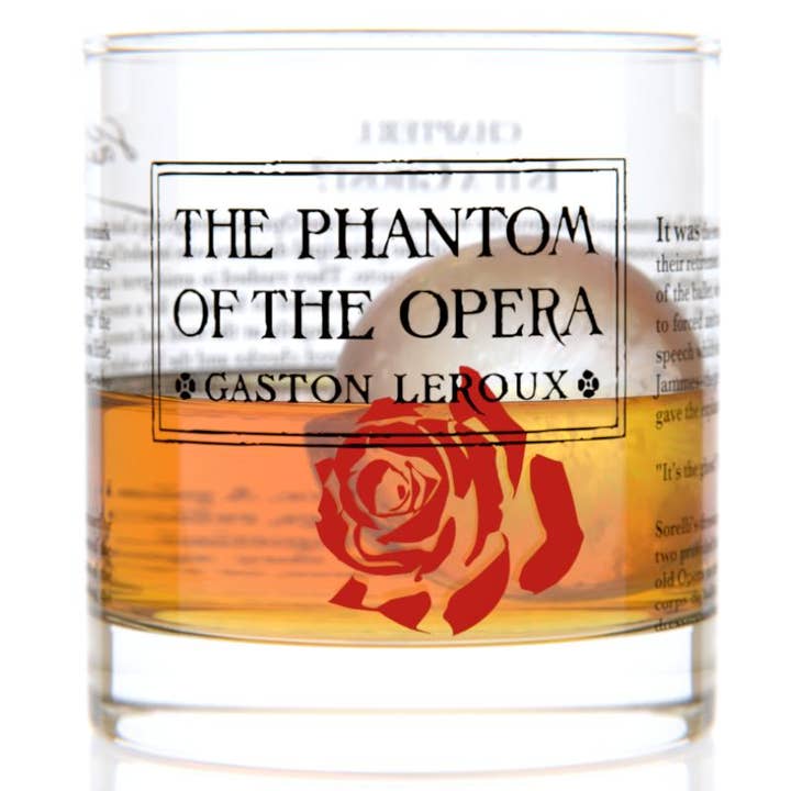 Phantom of the Opera by Leroux - Classic Lit. - Rocks Glass and other Purchase Wholesale phantom of the opera. Free Returns & Net 60 Terms on Faire trending on Faire.