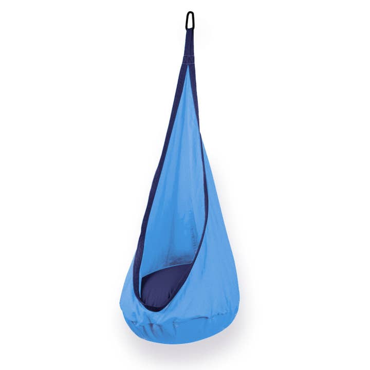 KHOMO GEAR – wholesale Hammock – Child – Hanging Hammock Pod Swing Chair For Kids Light Blue