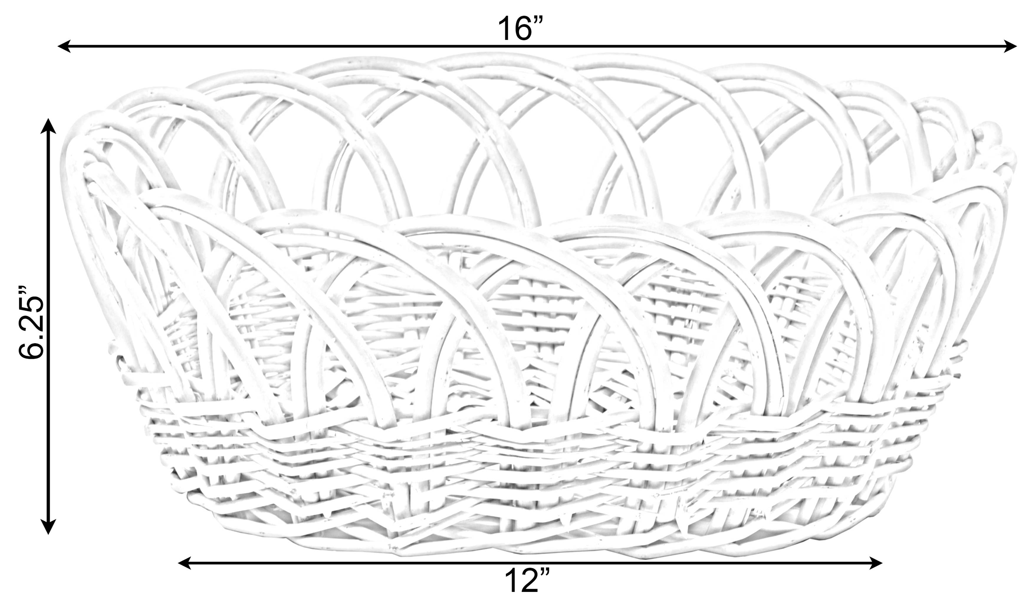 Quickway Imports - Vendita all'ingrosso Vassoi da portata - Vassoio rotondo decorativo per frutta e pane18