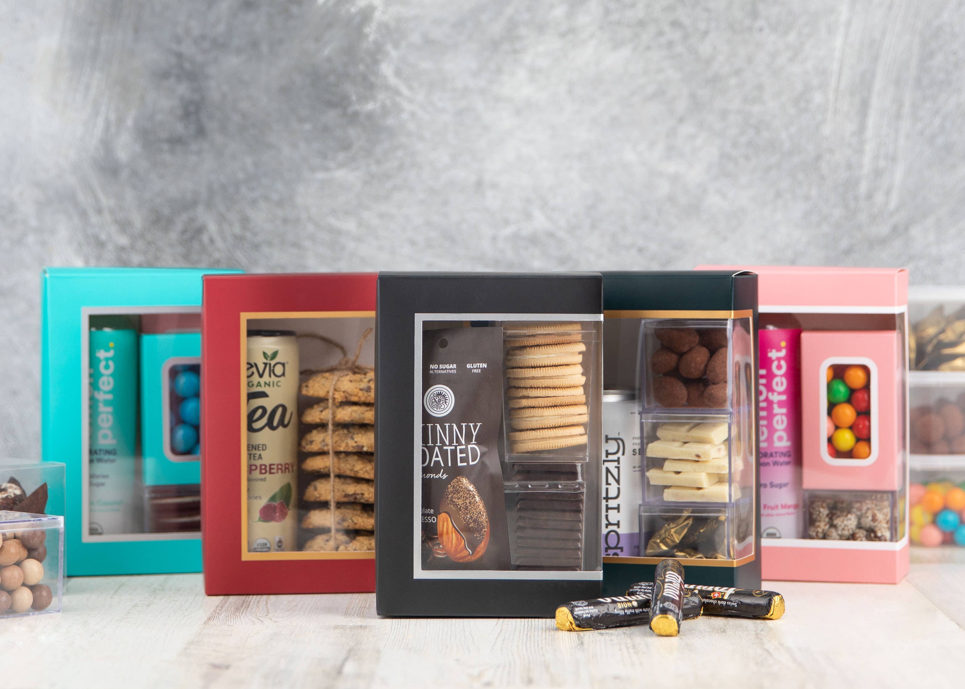 Hammont - Wholesale Gift Box - Decorative Bakery & Pastry Boxes With Window (6 Pack)16