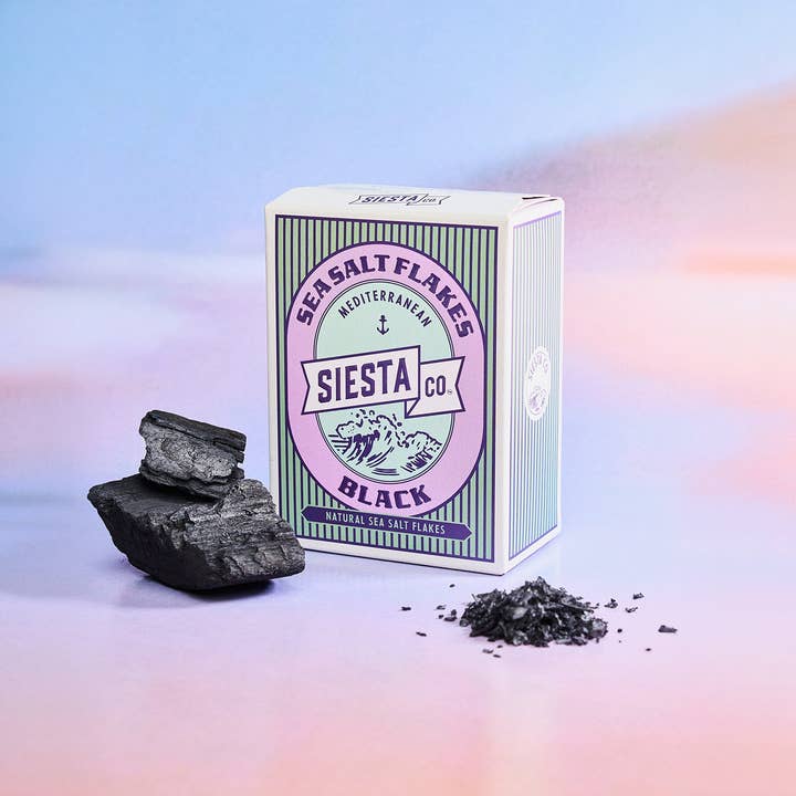 Siesta Co - Wholesale Salt - Black Sea Salt Flakes - 12 Pack