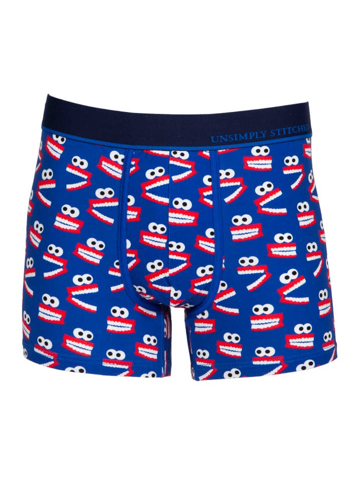 Unsimply Stitched - Wholesale Underwear - Men's - Chatting Teeth Boxer Trunk