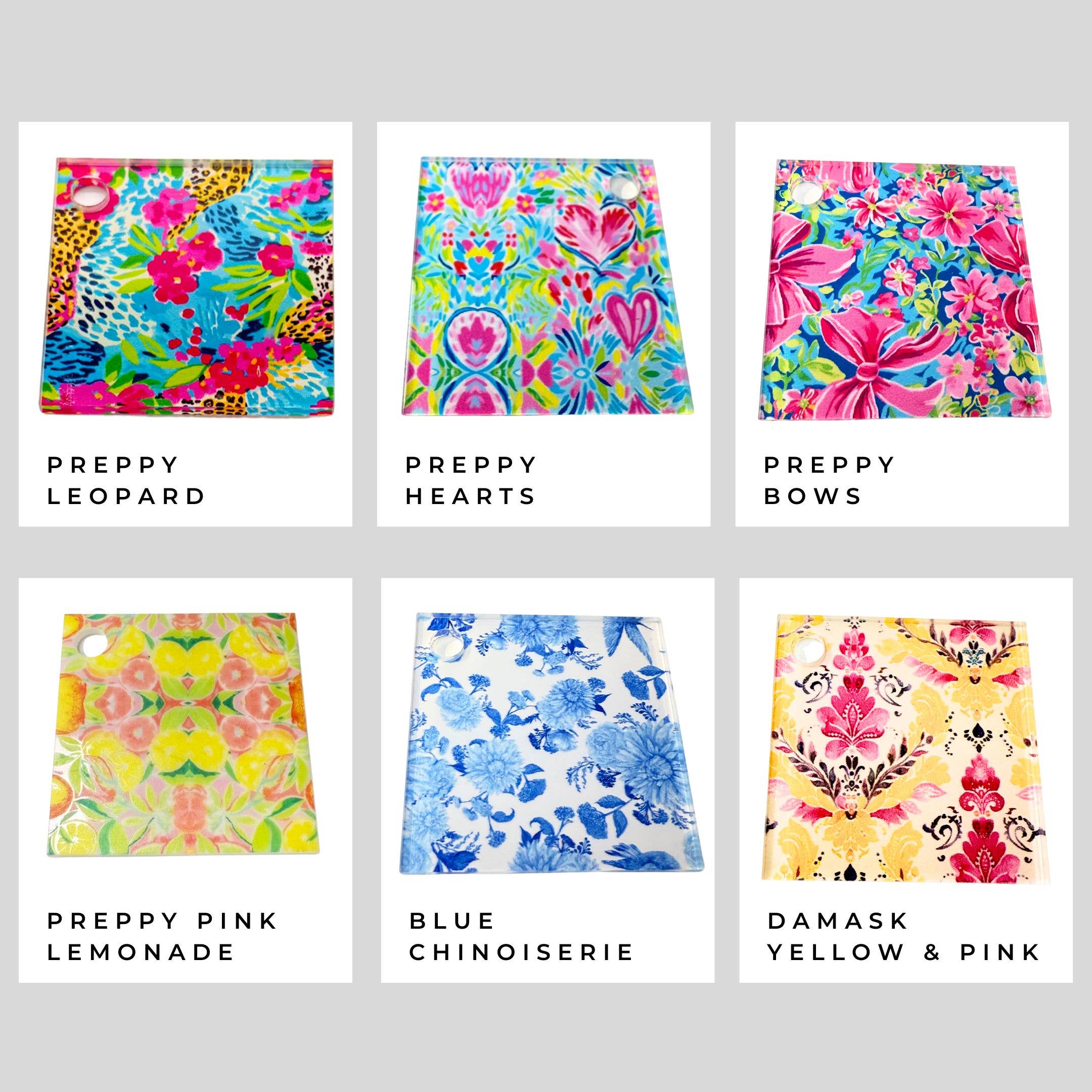 Sarahndipity Shop - Vente Cadres photos - Cadre Acrylique Magnétique Sorority 4x4 - Lettres Grecques2