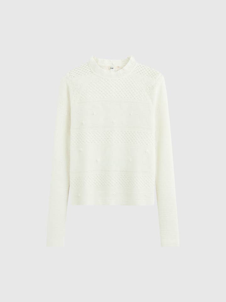 SEONALY BLOUSE ecru for wholesale by An'ge