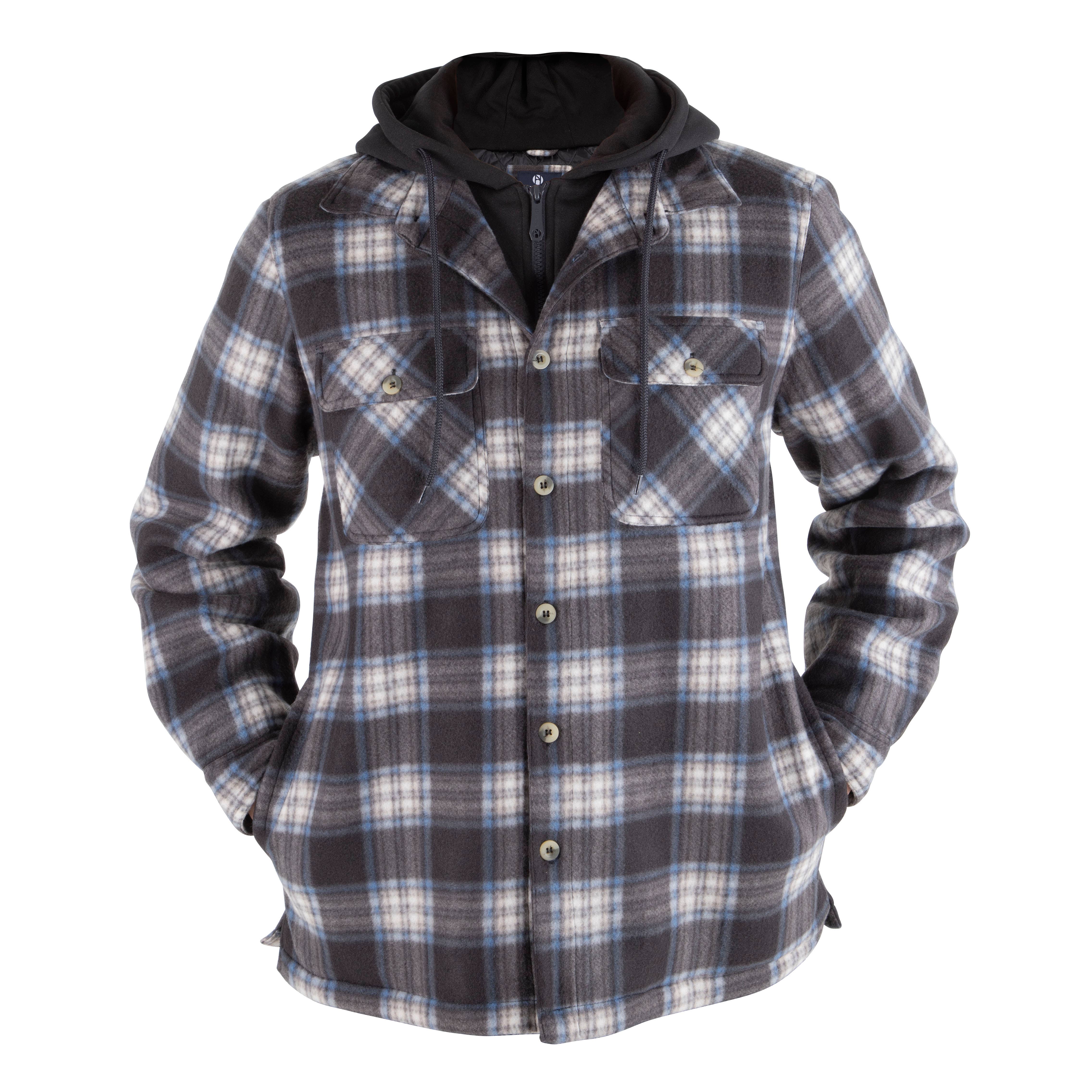 LeeHanTon - Wholesale Jacket - Men's - Men's Berber Lined Plaid Jacket3