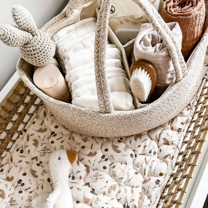 Louchie Baby - Wholesale Diaper Caddy - Baby - Boucle Balloon Nappy Caddy5