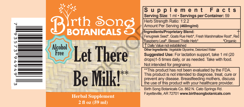 Birth Song Botanicals Co. - Vente Thé d'allaitement - Qu'il y ait du lait ! Supplément de lactation au fenugrec SANS ALCOOL, 2 oz6