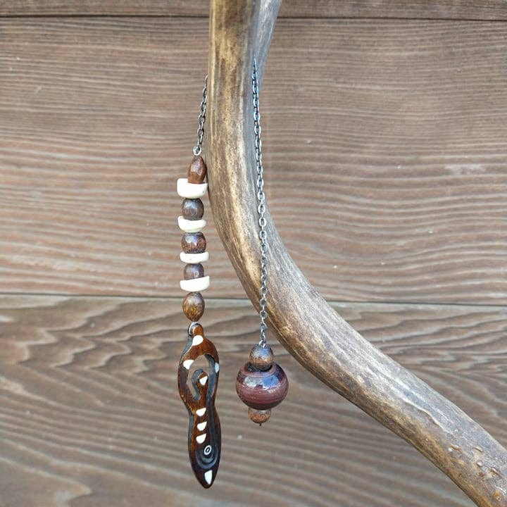 Muddy River Conjure - Wholesale Meditation Supplies - Divination Pendulum, One of a Kind, Hand Beaded3