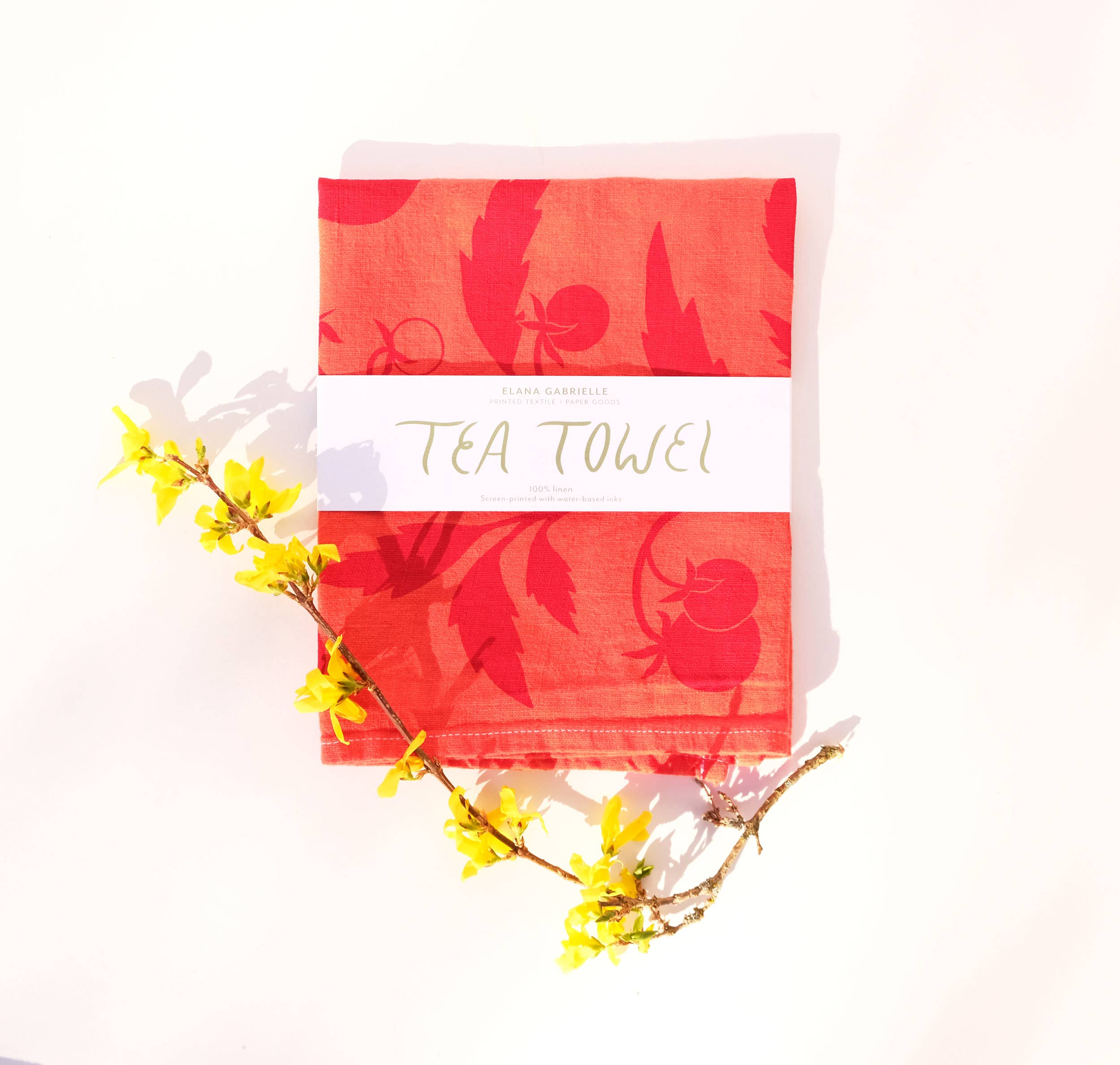 Elana Gabrielle - Vendita all'ingrosso Strofinacci - Canovaccio Pomodoro - Lino Assorbente Luminoso Best Seller1