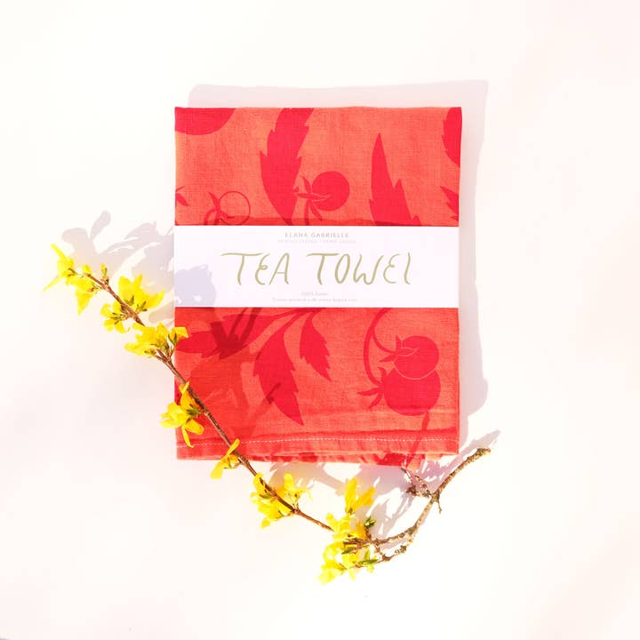 Elana Gabrielle - Vendita all'ingrosso Strofinacci - Canovaccio Pomodoro - Lino Assorbente Luminoso Best Seller1