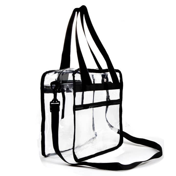 Youngever Sac transparent, approuvé pour le stade, sac fourre-tout transparent, pour la vente par Youngever