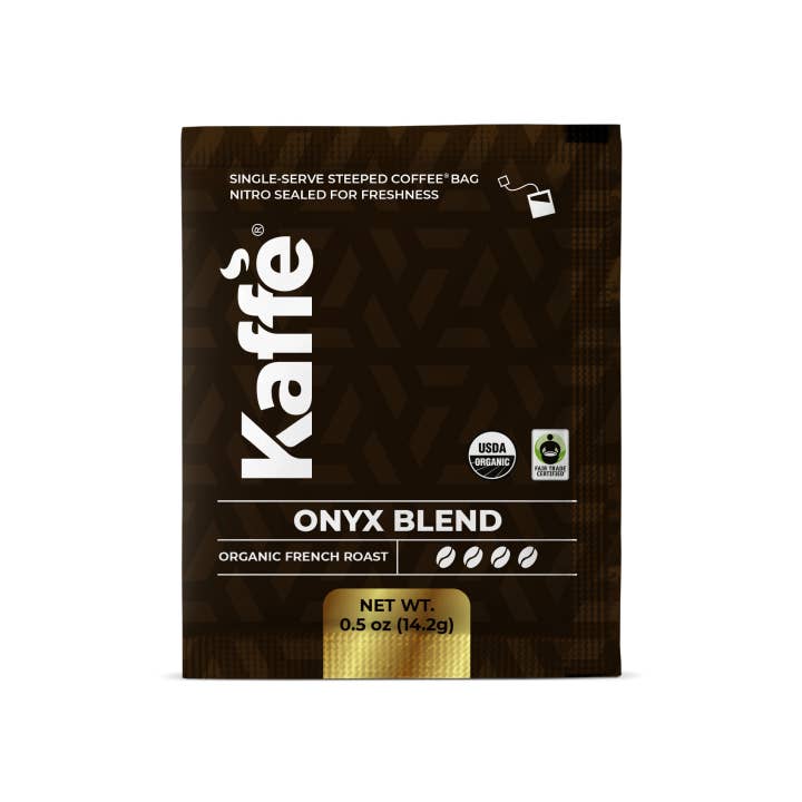 Kaffe - Wholesale Ground Coffee - Onyx Blend - French Roast Coffee Steeped Bag (5pack)