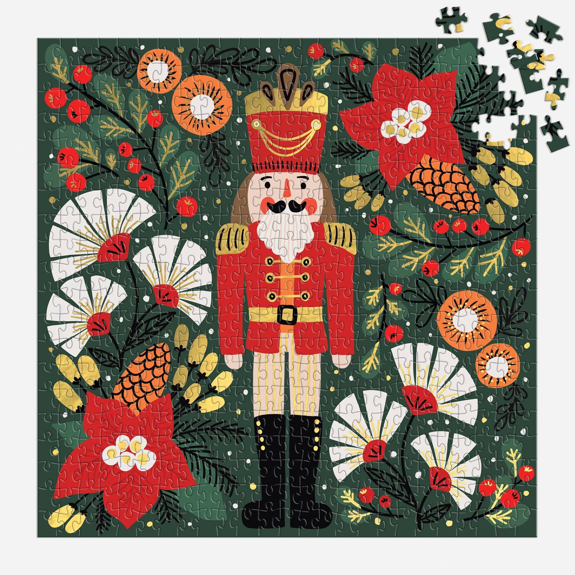 Chronicle Books - Wholesale Puzzle - Adult - Merry Nutcracker 500 Piece Foil Puzzle3