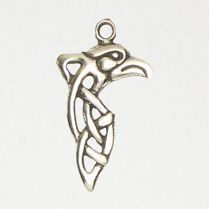 Celtic Pewter Pendant Necklace - Celtic Raven for wholesale by Nirvana LLC
