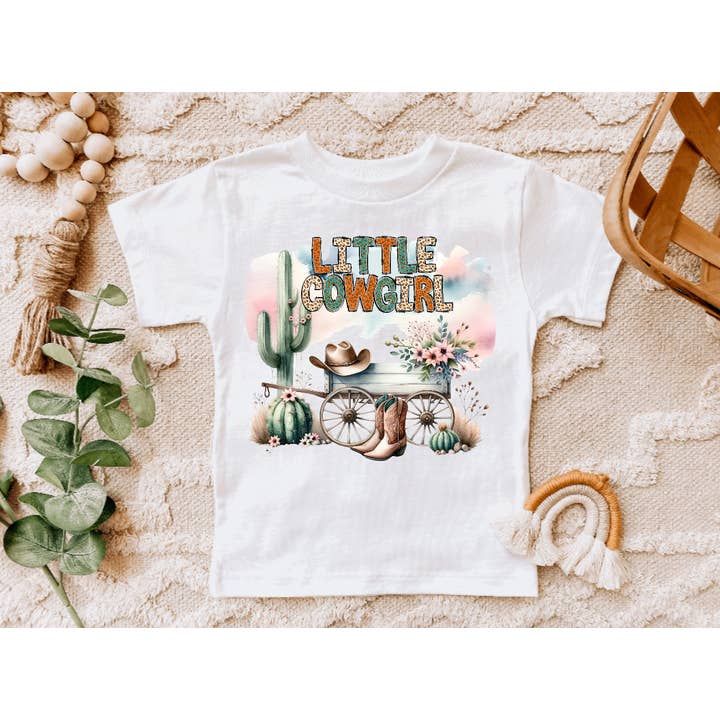 AvaryMaeInspirations - Wholesale Screen Printed T-Shirt - Kids - Little Cowgirl Farm Western Kids Country Tee Shirt3