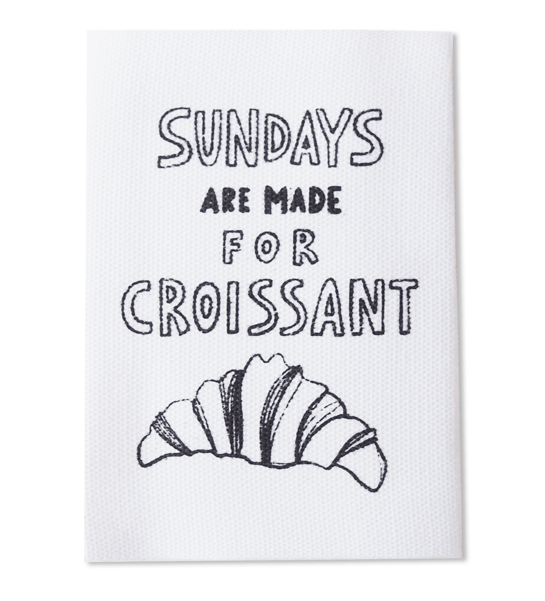 Paul und Clara - Wholesale Craft Supplies - XXL cotton label *croissants*0