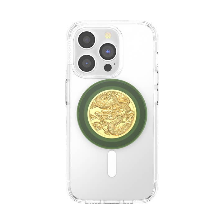 PopSockets - Wholesale Phone Grip - PopSockets MagSafe Phone Grip - Enamel Dragon