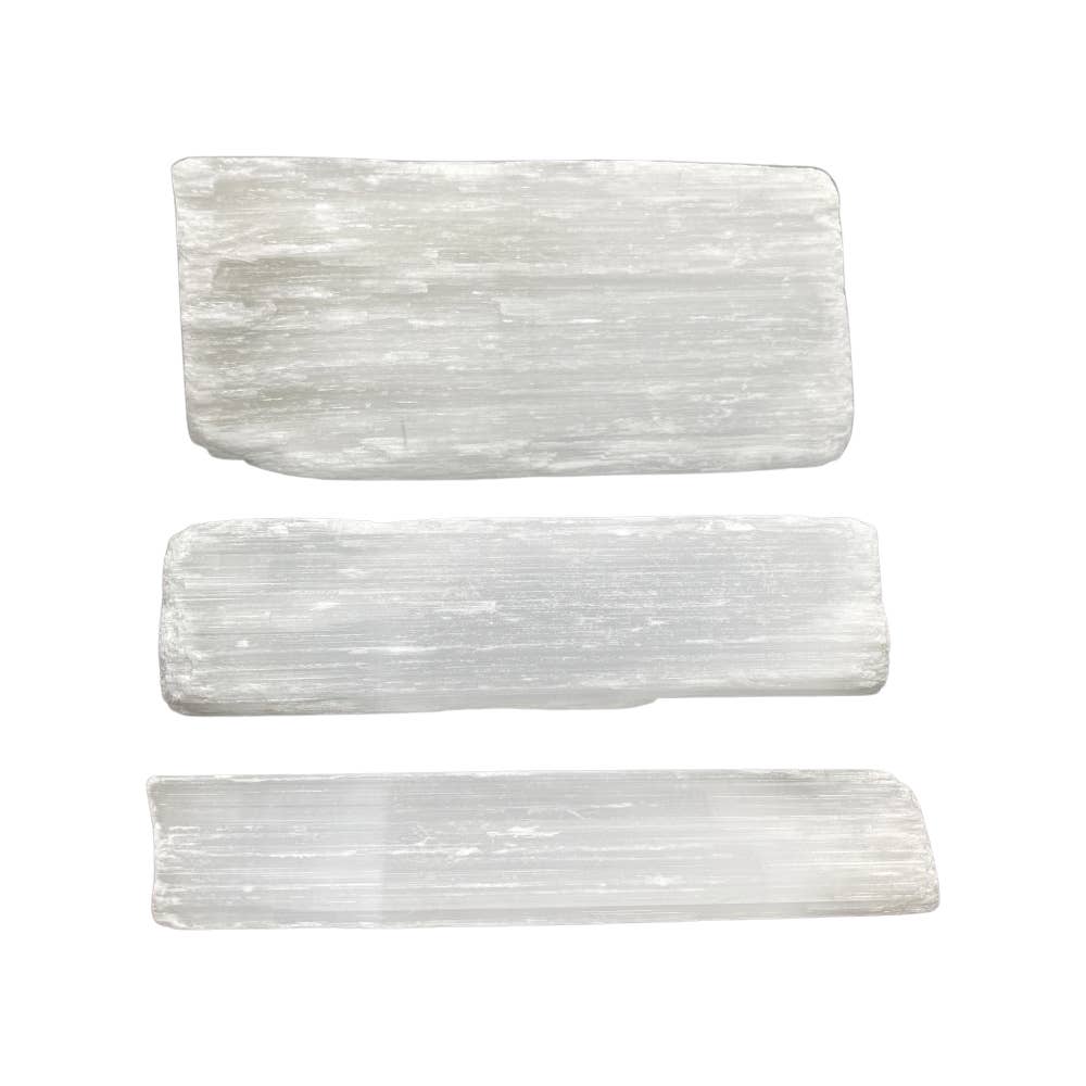 VIE - Wholesale Spiritual Stone/Crystal - Selenite Chunks & Sticks, 1kg Pack