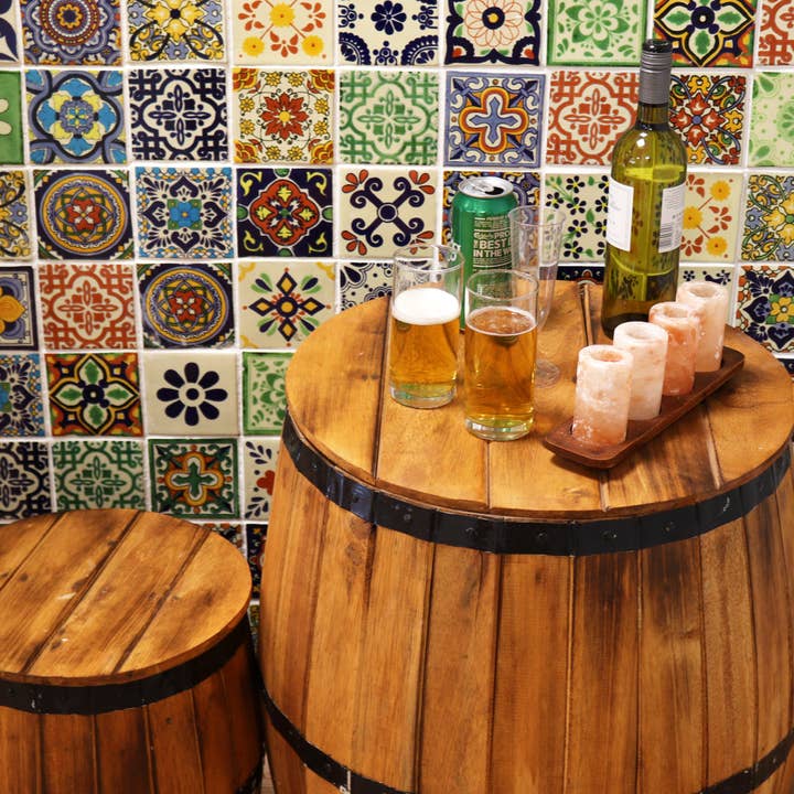 AWGifts Europe - Wholesale Stool - Albasia Wood Beer Barrel Tables & Stools9