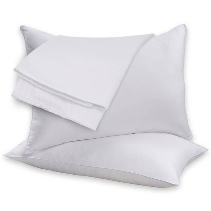 Bed Bath Fashions - Wholesale Bedding Pillow - Beauty Sleep 2 Pack Feather Cotton Pillow Set