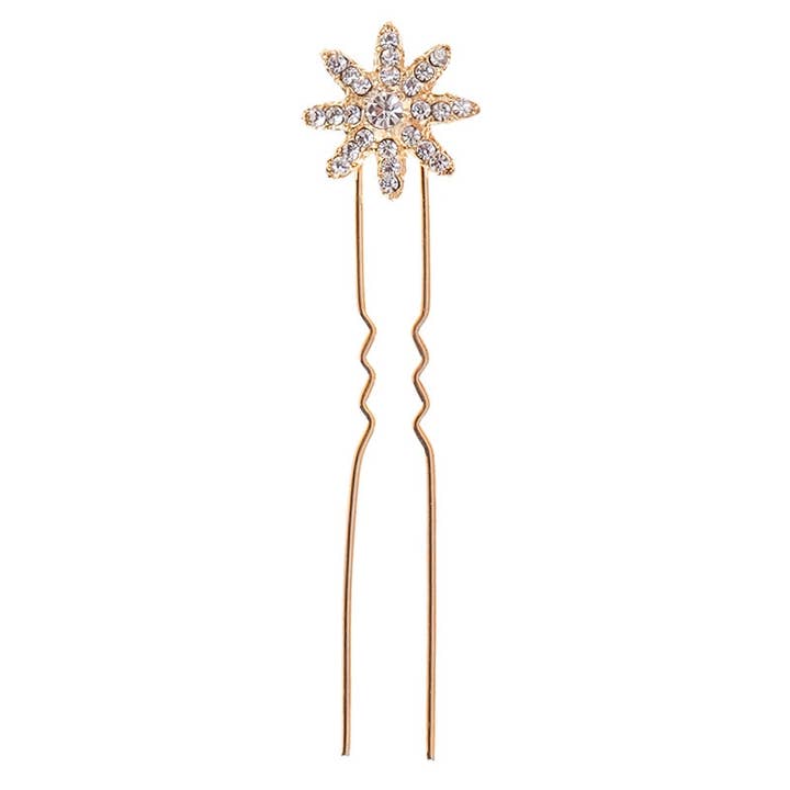 Flormoda - Wholesale Hair Pin - Lisa Gold Fork Pack