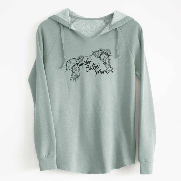 Border Collie Mom - Cali Wave Hooded Sweatshirt for wholesale by Inkopious
