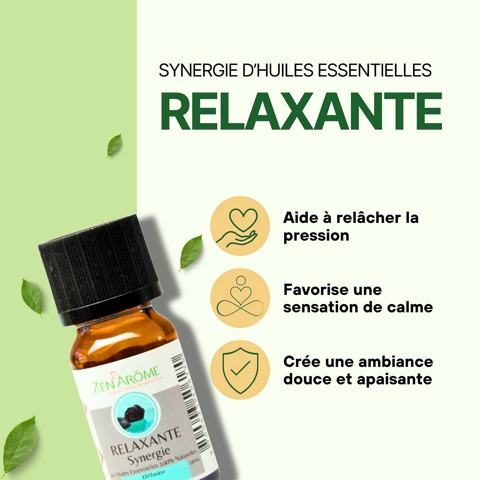 Zen'Arôme - Wholesale Essential Oil - Relaxing Essential Oil Synergy for Diffuser - 10 ml4