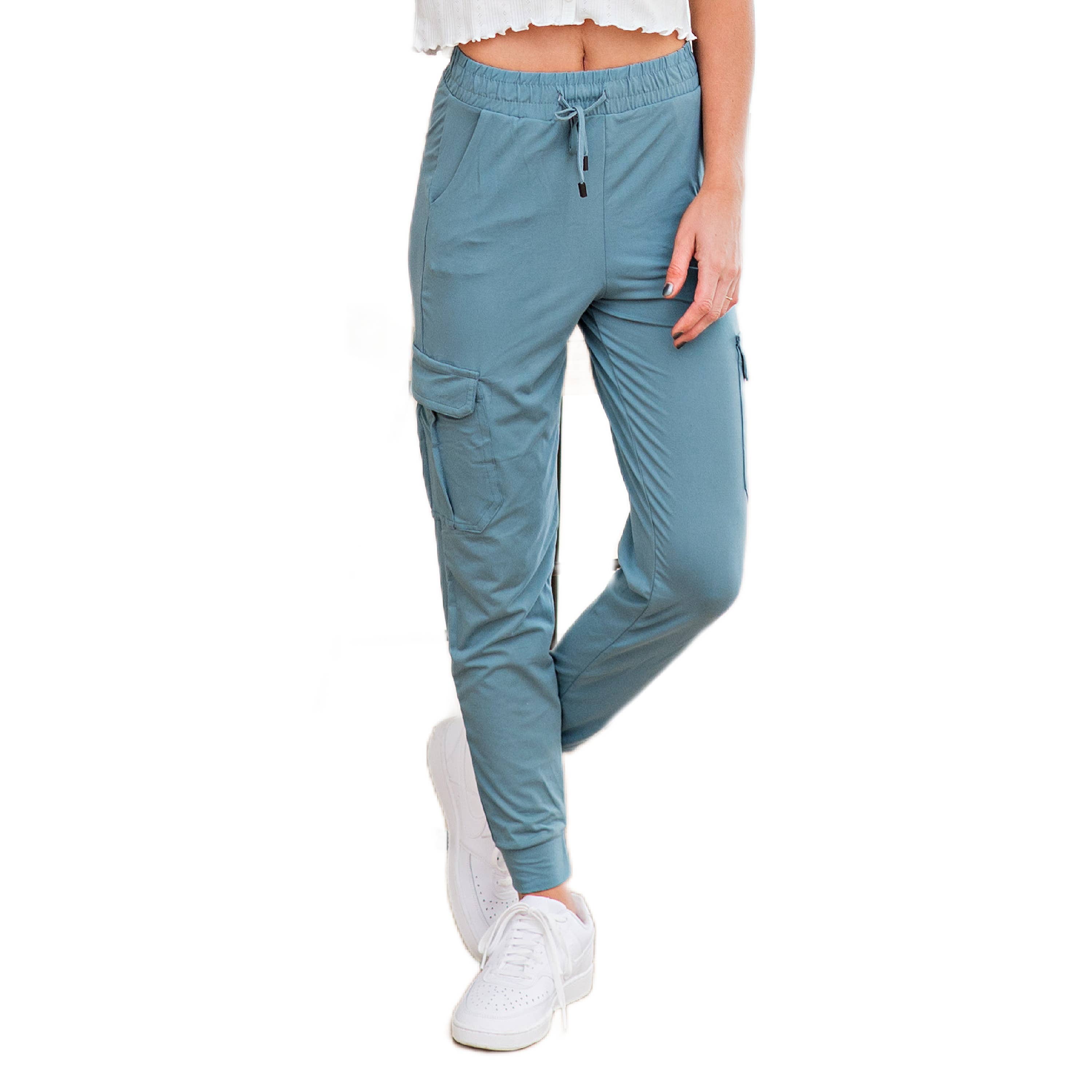 Truly Contagious - Wholesale Lounge Sweatpants/Joggers - Women's - Ultra Soft Joggers w/ Cargo Pocket | S-XL Sizes( CJK01/CA50012