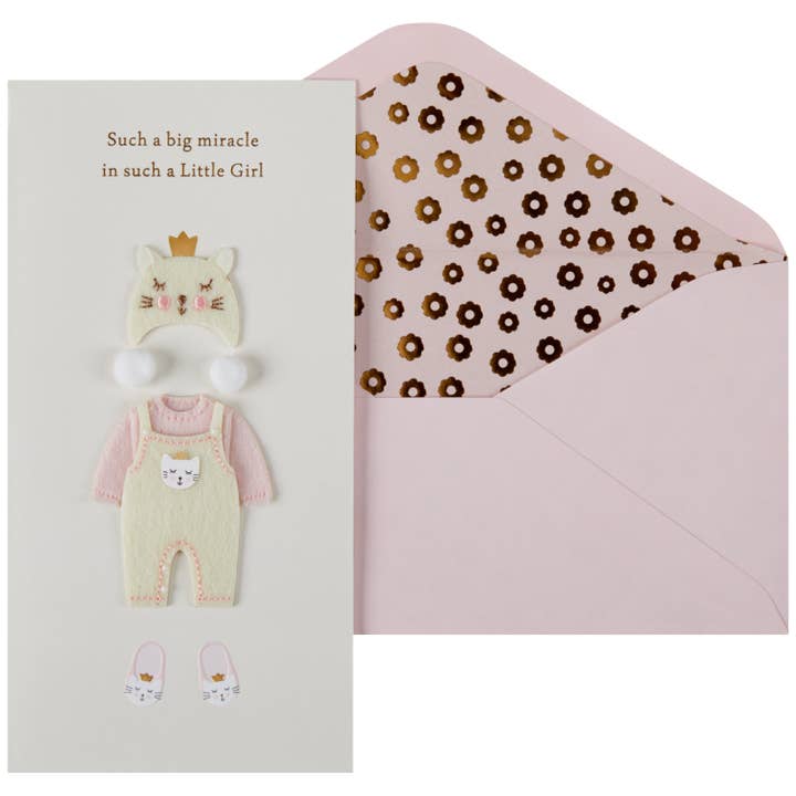 Baby Girl Outfit Baby Card for wholesale by NIQUEA.D