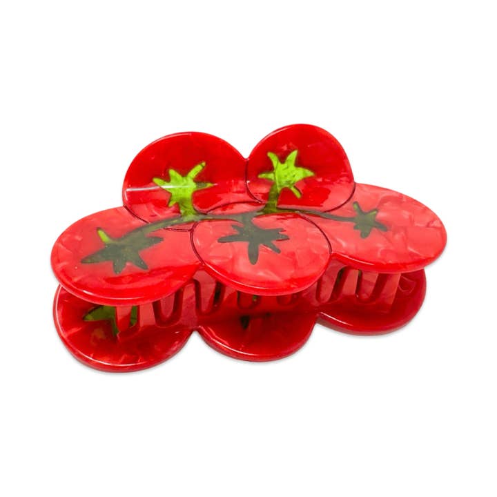 Jenny Lemons – wholesale Hair clip – Women’s – Large Tomatoes on the Vine Hair Claw Clip7