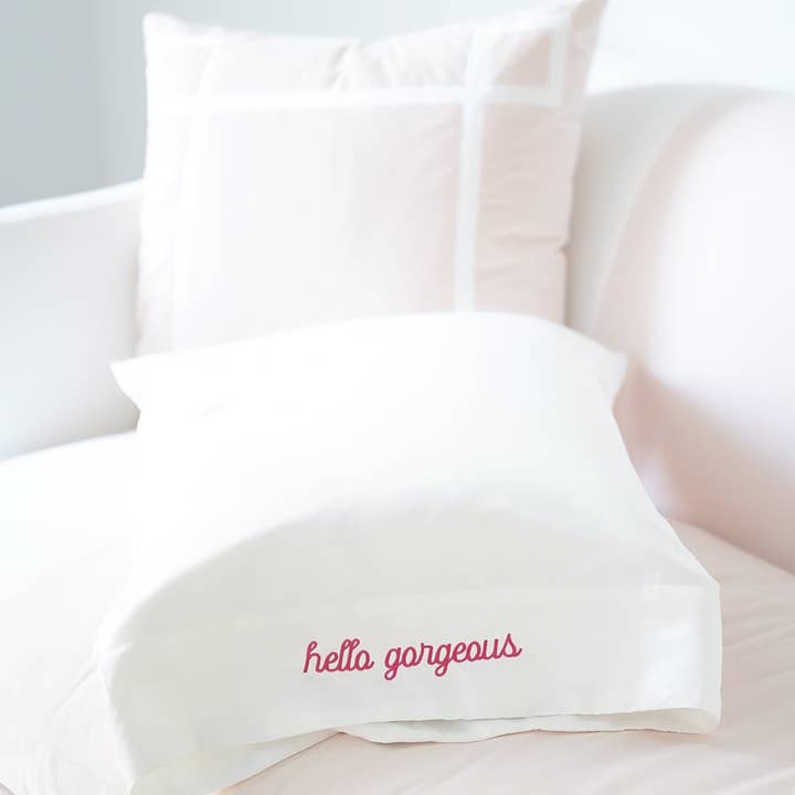 White Satin Pillow Case Gift Set for wholesale on Faire1