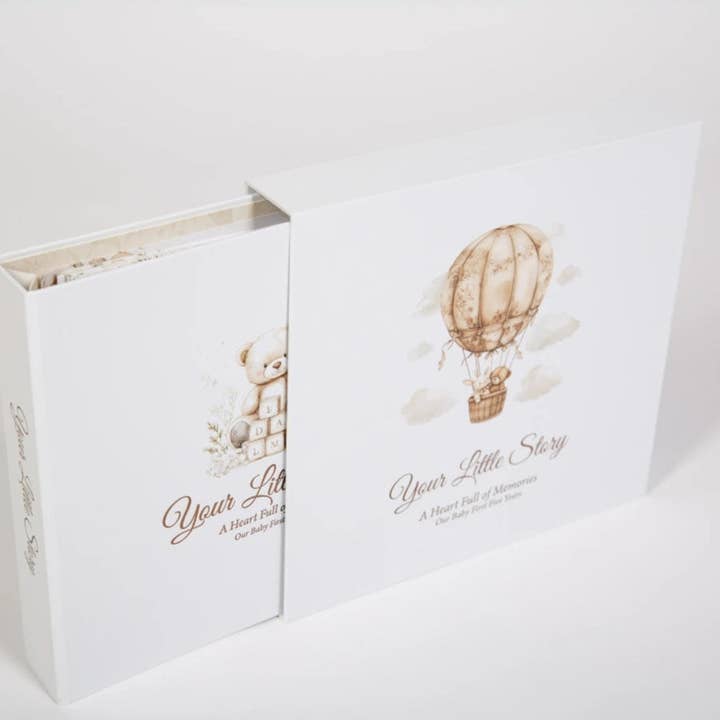 Baby Memory Book: Cherished Beginnings Keepsake for wholesale by Cherubin Chic