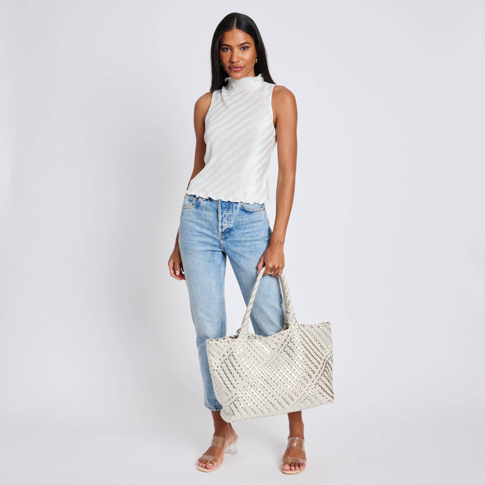 Moda Luxe – Engroshandel Tote bag - Dame – Solana flettet taske20