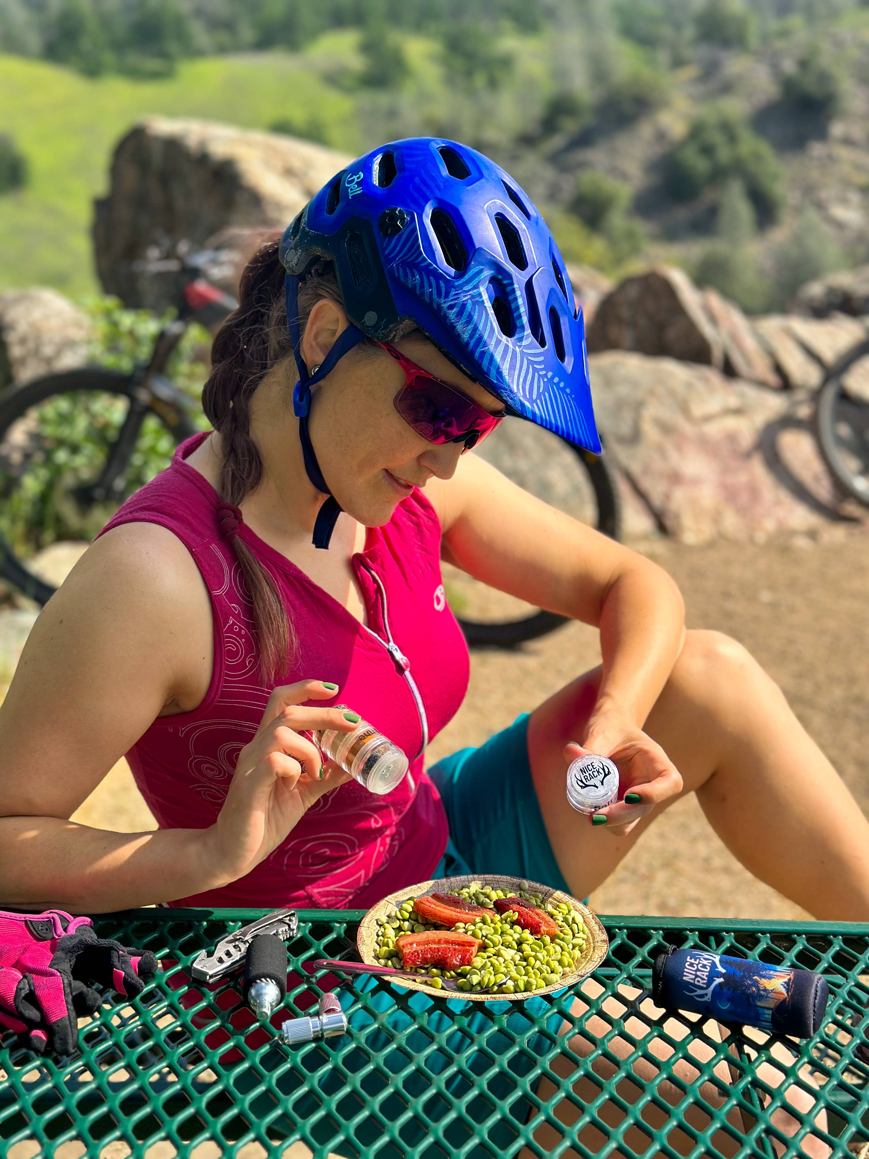 WILD ATOMS - Wholesale Dried Spice Mix - NICE RACK Mini Camp Spice Gift Set Organic Spices Reusable 12