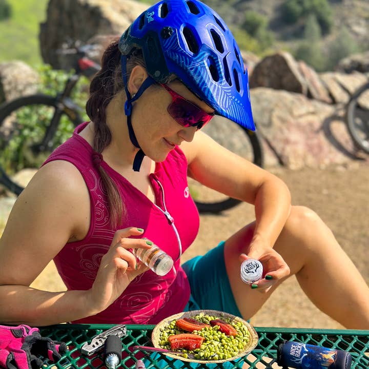 WILD ATOMS - Wholesale Dried Spice Mix - NICE RACK Mini Camp Spice Gift Set Organic Spices Reusable 12