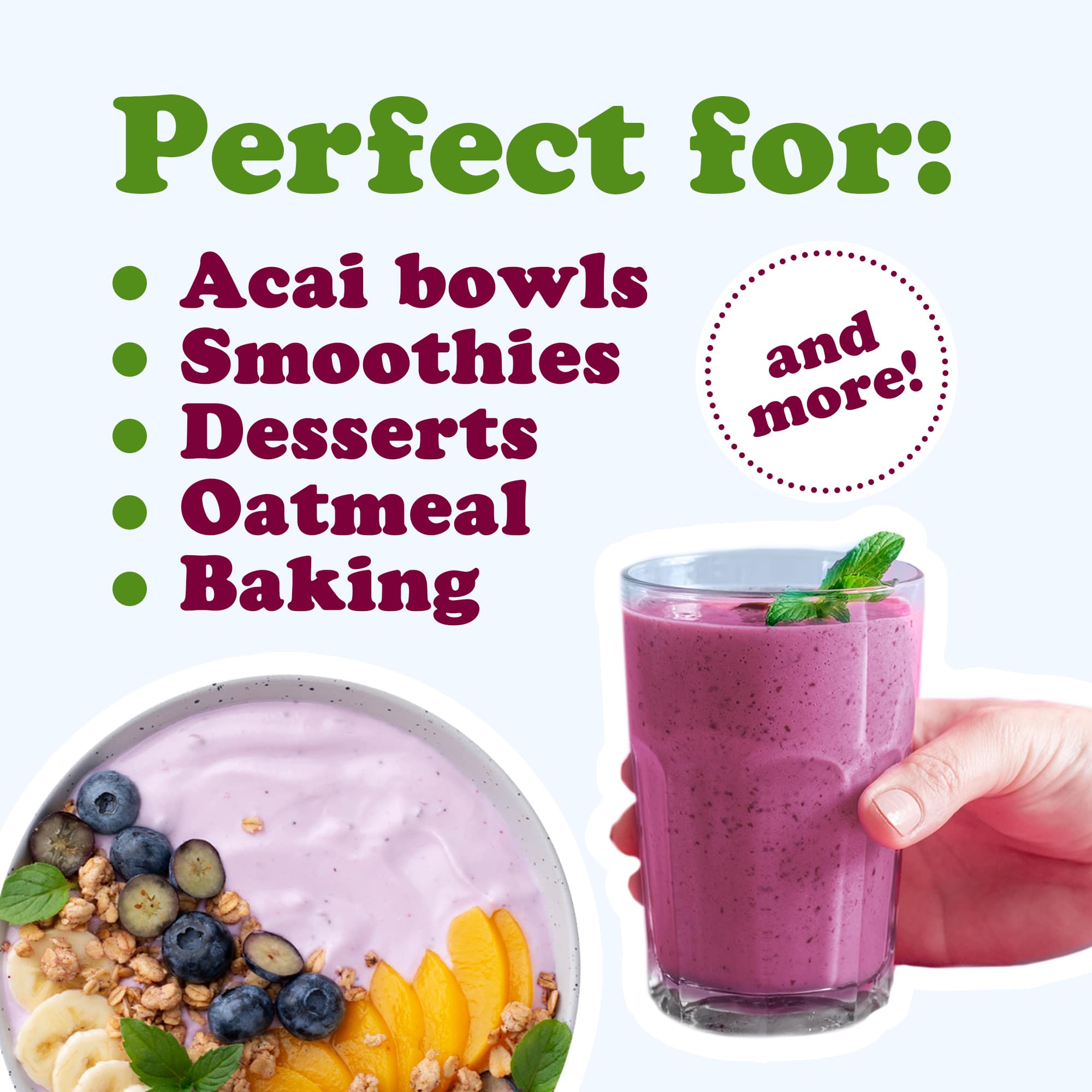 Food To Live - Wholesale Protein/Superfood Powder - Organic Acai Berry Powder –Non-GMO,Kosher, Raw,Freeze-Dried5