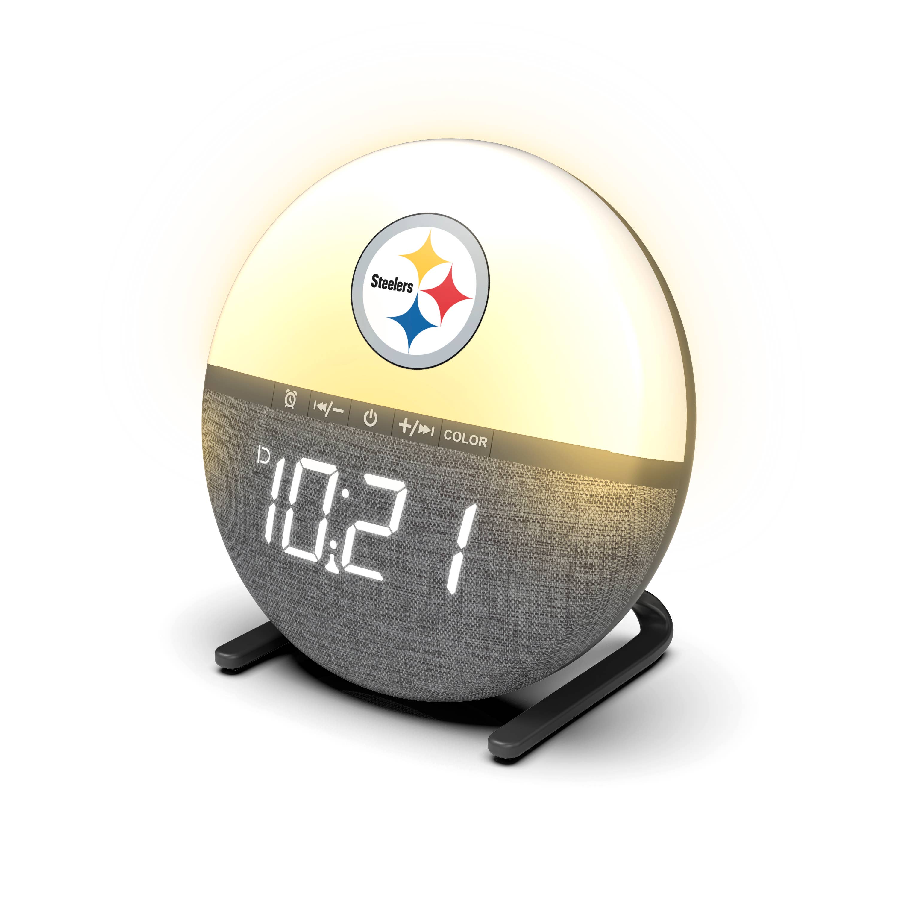 Prime Brands Group - Wholesale Alarm Clock - NFL Pittsburgh Steelers Sunrise Alarm Clock