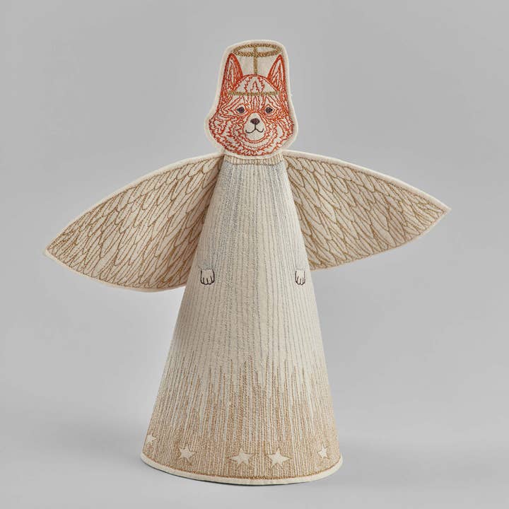 Coral & Tusk - Wholesale Tree Topper - Angel Fox Tree Topper