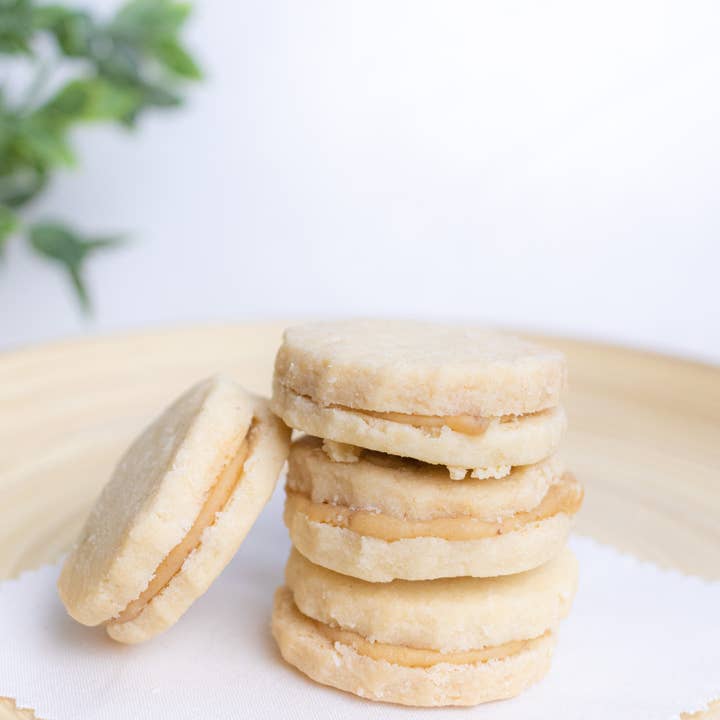 Salted Caramel Shortbread for wholesale by GreenIsland Bakery