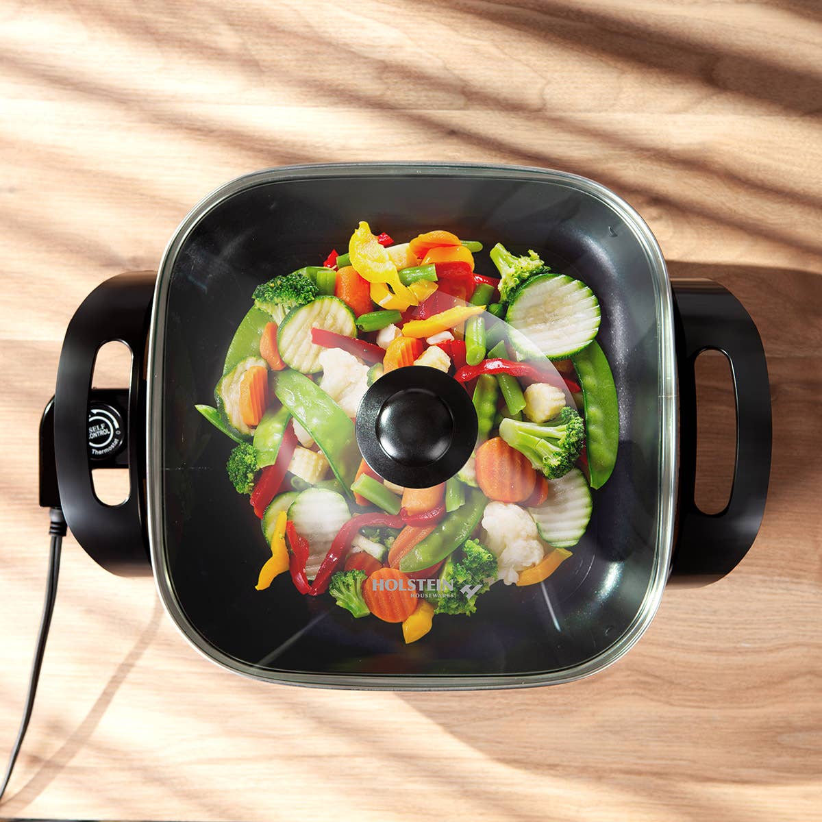 Holstein Housewares - Wholesale Kitchen Appliance - Holstein Housewares 12-inch Non-stick Electric Skillet  6