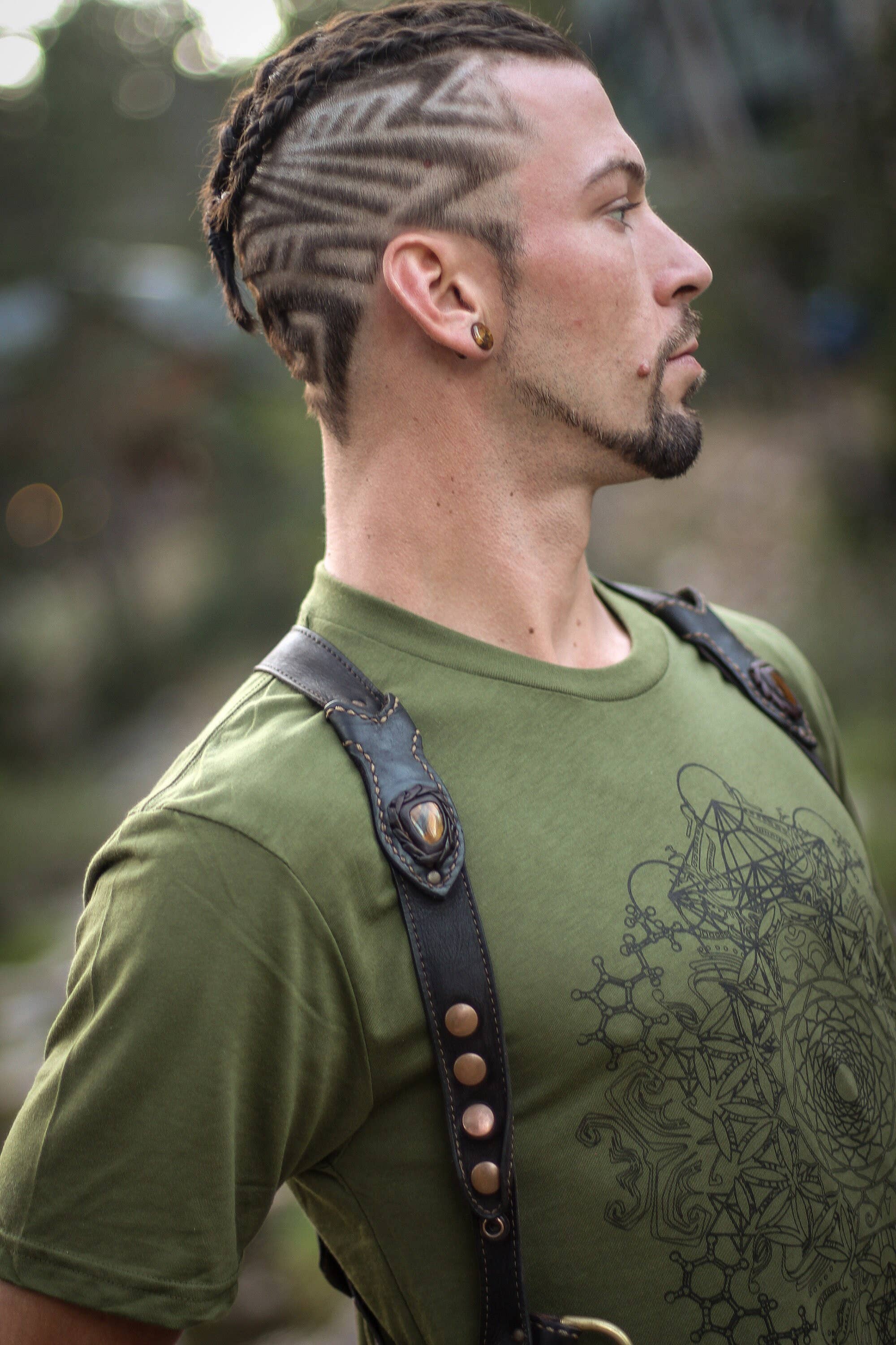 Sacred State Design - Wholesale Screen Printed T-Shirt - Men's - Organic Hemp Vector Mandala Sacred Geometry Yoga Shirt3