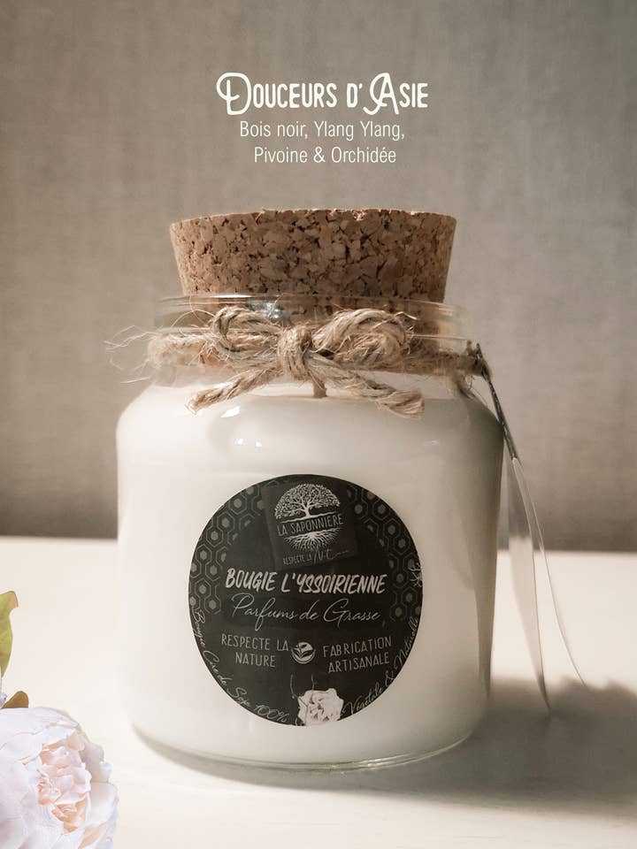 Handcrafted candle Asian sweets for wholesale by La Saponniere