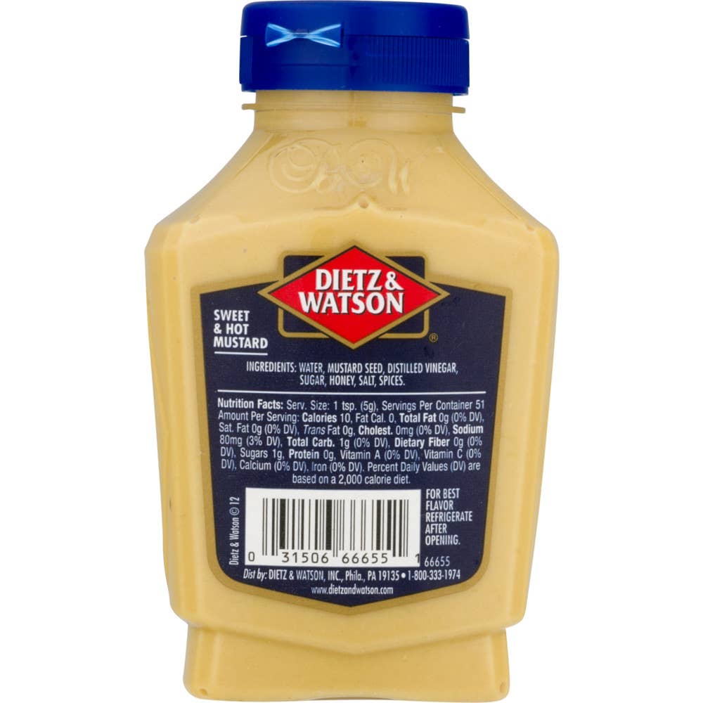 Dietz & Watson - Vendita all'ingrosso Senape - Senape dolce e piccante Dietz & Watson, 9 oz1