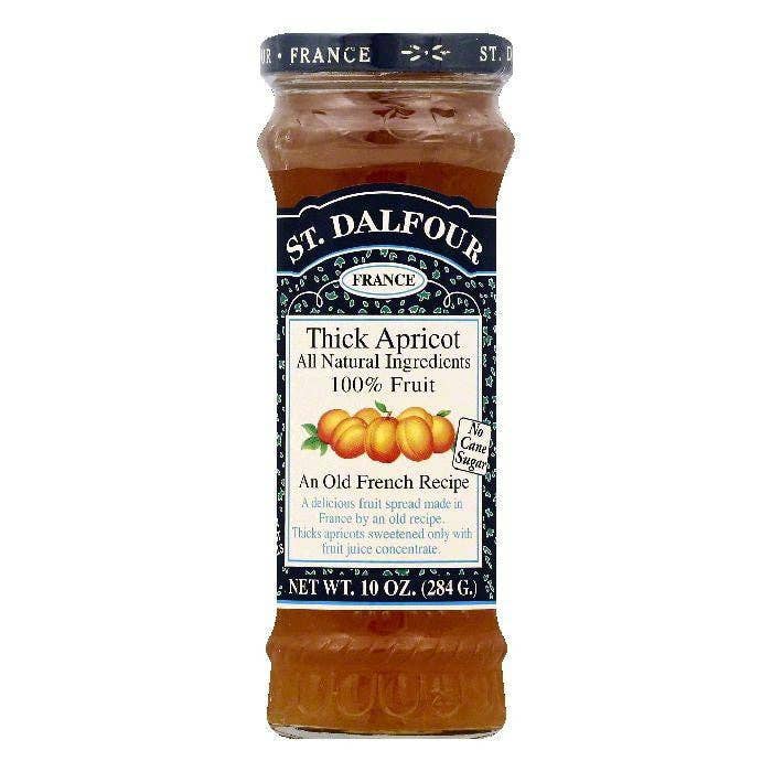 KeHE Distributors, LLC - Wholesale Chocolate Bar - St Dalfour Thick Apricot Deluxe Fruit Spread, 10 OZ0