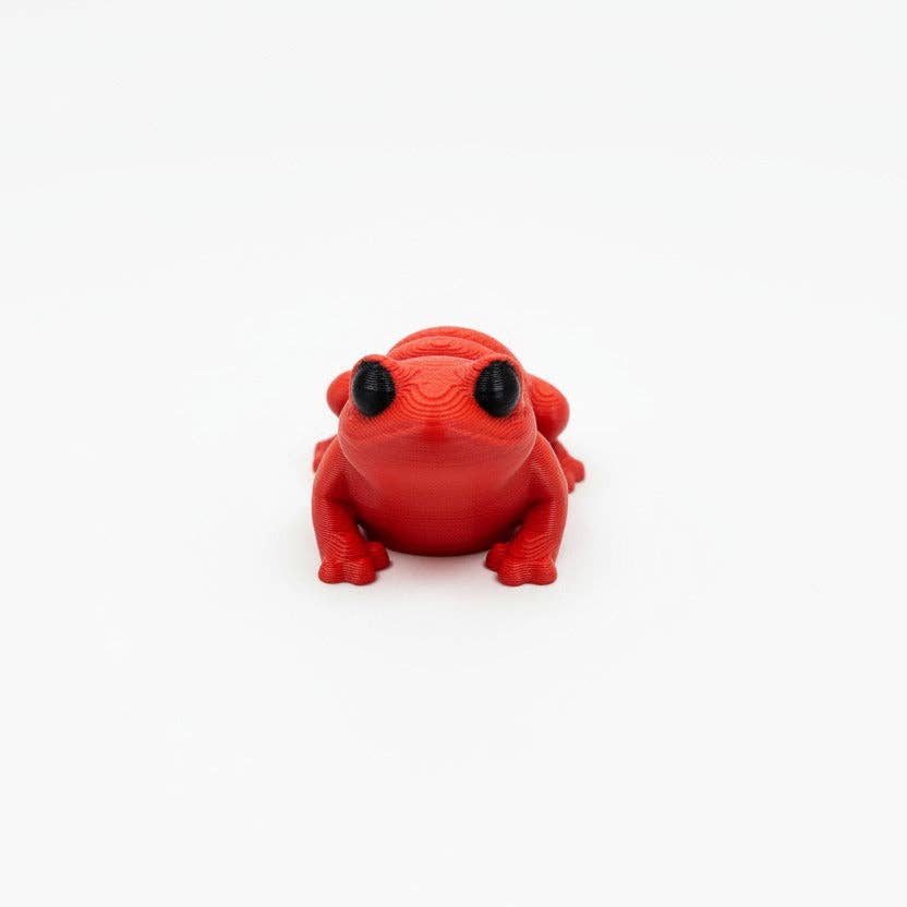 Lorianne Kol - Wholesale Fidget Toy - Kids - Frog (Red) • Mini 3D Printed Articulated Animal • Flexi Animals