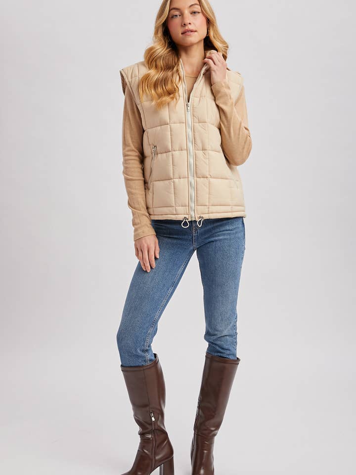 Bluivy – Colete - Mulher por atacado – COLETE COM CAPUZ COM ZÍPER10