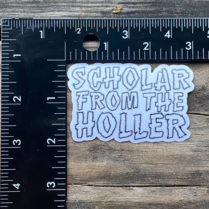 Carolina Pine Prints - Wholesale Sticker - Scholar from the Holler Sticker-Hillbilly design, mounta
